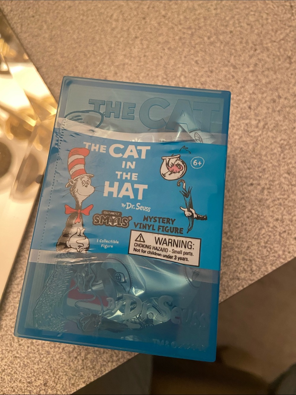 Dr. Seuss Cat in the Hat Mystery Vinyl Figure - Blue Packaging